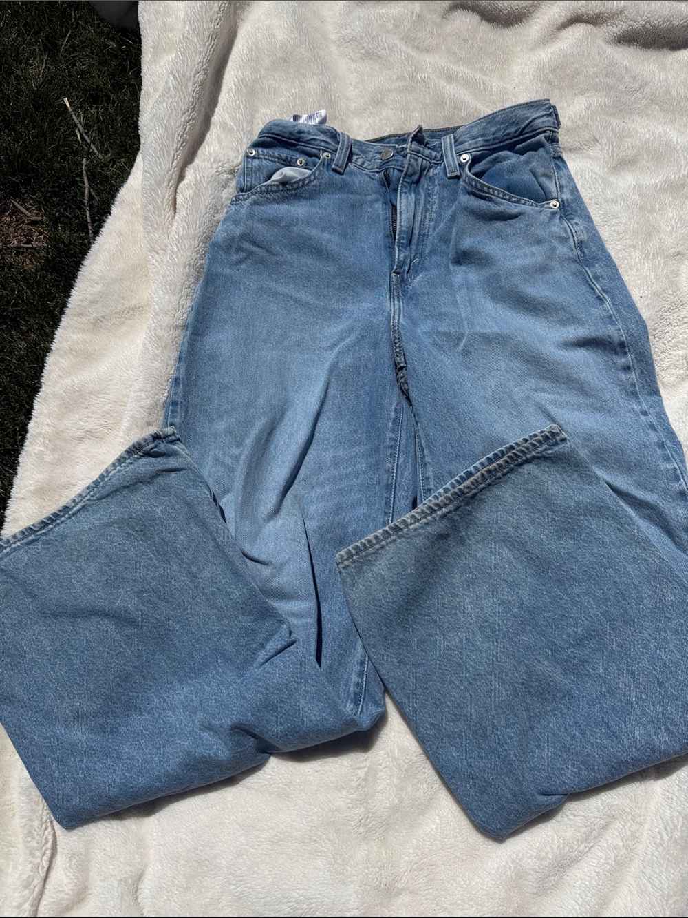 Levi's Light Blue Wide-Leg Jeans for Women